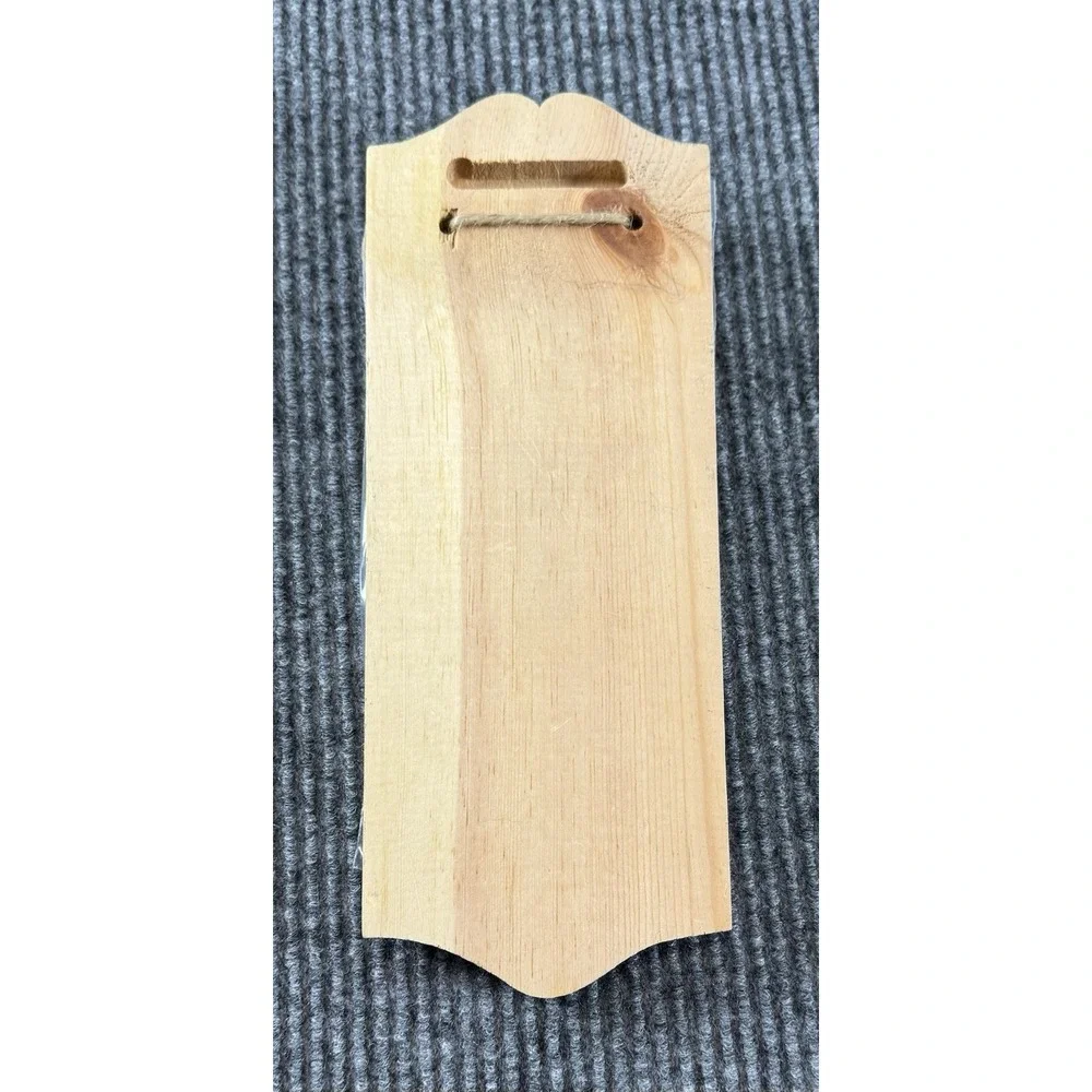 Vintage Country Notes Wall Memo Holder Wood Blue Heart Rustic Farmhouse Cottage